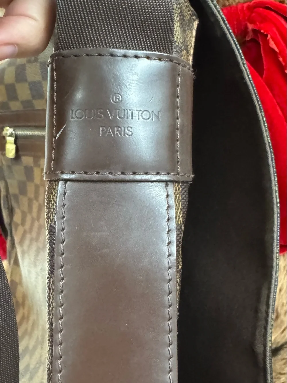 Louis Vuitton Damier Ebene Messenger Bag with COA